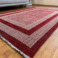 Alfa Rich 7x10 Red Burgundy Washable Area Rugs by AlfaRichRugs