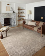 Loloi Darby Collection DAR-05 Beige/Grey 11'-6" x 15' Area Rug by Loloi