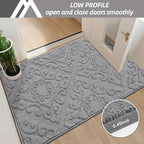 COSY HOMEER Door Mat 20”x32”, Absorbent Dirt Trapper Entryway Rugs, Non-Slip - Image 5