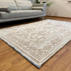 Alfa Rich 4x6 Beige Off White Washable Area Rugs - Image 4