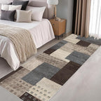 Modern Geometric Patchwork Indoor Runner Rug - Image 4