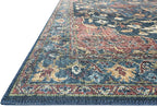 Loloi II Skye Collection SKY-08 Denim/Brick 7'-6" x 9'-6" Area Rug - Image 4