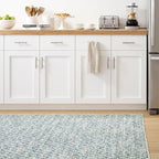 Dash and Albert Melange Diamond Machine Washable Area Rug - Image 2