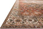 Loloi Layla Collection LAY-05 Ocean/Multi 9'-0" x 12'-0" .13" Thick Area Rug - Image 4