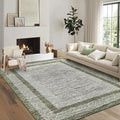 GarveeHome 10x13 Large Washable Geometric Area Rug Non Slip Non Shedding Floor by GarveeHome