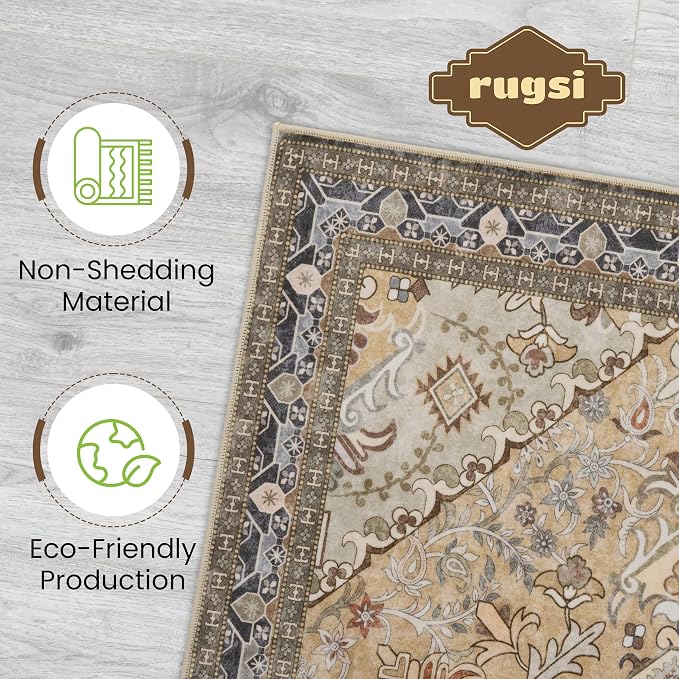 Washable Area Rug 6x9 | Non Slip Area Rug - Image 4