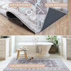 Brown Oushak Rug, Large Area Rugs - Image 5
