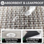 Door Mat Entrance 24"x35", Dirt Resistant and Absorbent, Non-Slip Rubber - Image 7