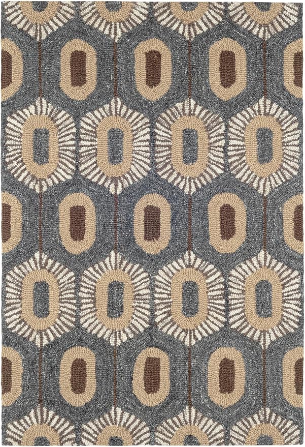 Dash & Albert Stowe Hand Micro Hooked Wool Rug, 2.5 X 8 Feet by DashAlbert