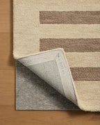 Loloi Leanne Ford Craven Collection CVN-05 Oatmeal/Bark 9'-3" x 13' Area Rug - Image 7