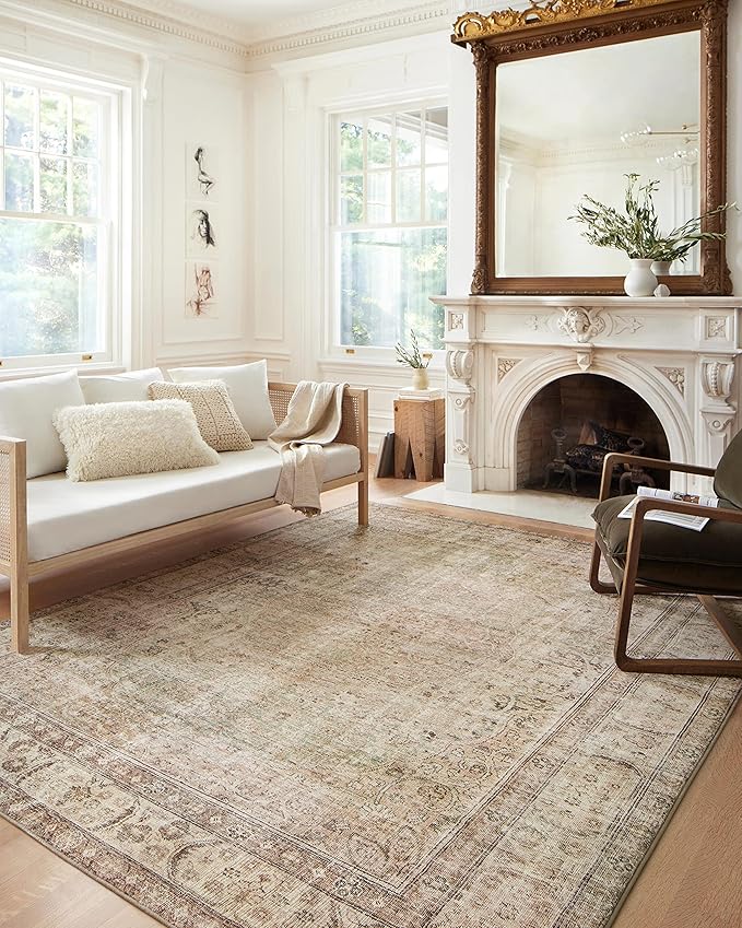 Loloi Margot Collection MAT-01 Antique/Sage 8'-6" x 11'-6" Area Rug feat. by Loloi