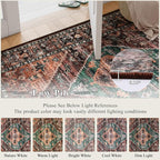Lahome 8x10 Ultra-Thin Living Room Rug （Non-Slip Washable - Image 3