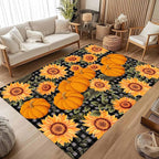 Autumn Style Area Carpet, Checkered - Image 3