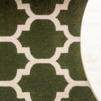 Rugs.com Lattice Collection Rug – 9' x 12' Dark Green Medium Rug Perfect - Image 8