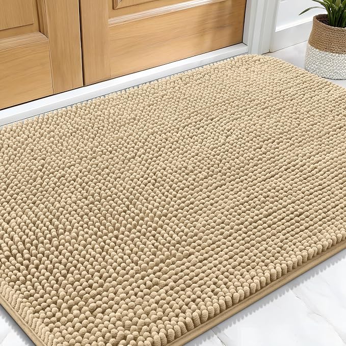 OLANLY Dog Door Mat for Muddy Paws 32x20, Absorbs Moisture and Dirt, Absorbent by OLANLY