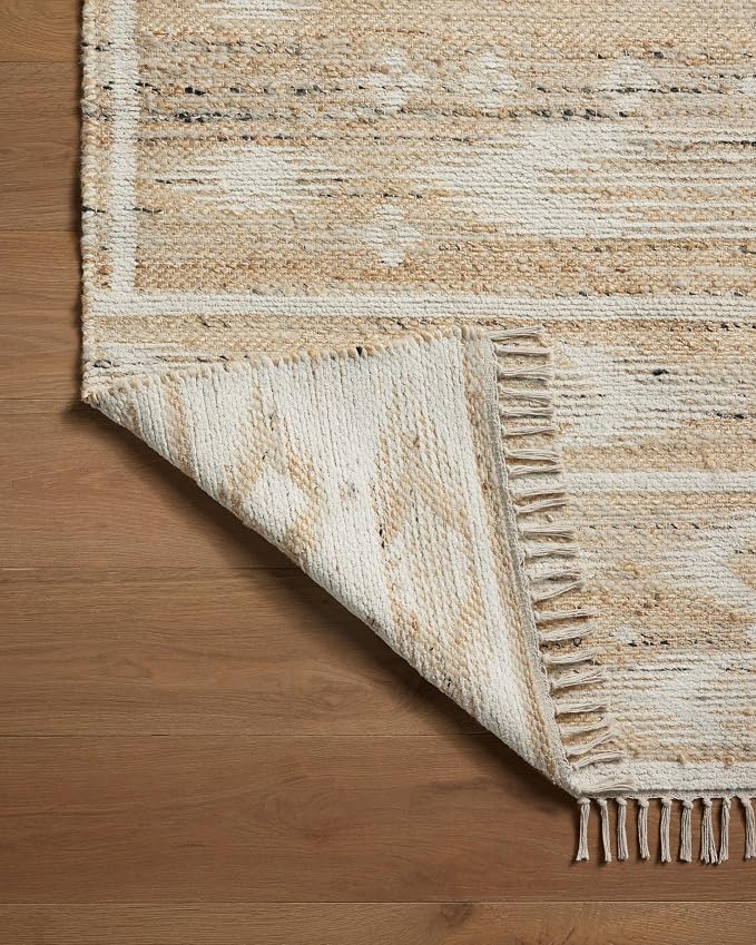 Loloi Angela Rose Rivers Collection RIV-04 Natural/Ivory 3'-6" x 5'-6" - Image 8