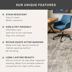 Farmhouse Brown Rugs for Living Room 8x10 - Image 7