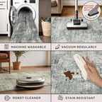 5x8 Large Entryway Rug Washable - Image 4