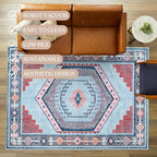 Fame Living Washable Area Rug. Modern Farmhouse. Vintage. Turkish. Bohemian. - Image 3