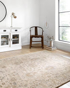 Loloi Teagan Collection TEA-03 Ivory/Sand 2'-8" x 10'-6" Runner Rug, Soft - Image 4