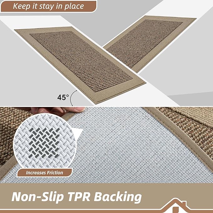 BEQHAUSE Indoor Door Mat 24" x 36", Dirt Trapper Door Mats Non-Slip Entryway - Image 4