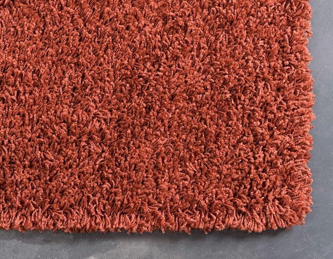 Unique Loom Solid Shag Collection Area Rug - Image 9