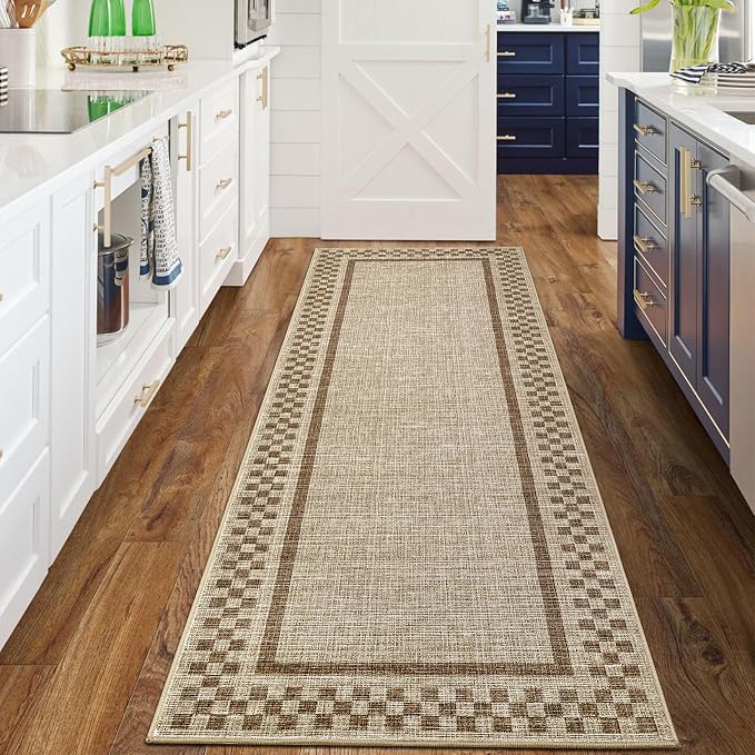 Rug Runners for Hallways 2x8 Washable Kitchen Runner Rug Non Slip Low Pile - Image 2
