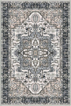 KOZYFLY Boho Area Rug 5x7 Ft Thin Washable Rugs - Image 8