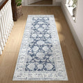 jinchan Fiora Runner Rug 2x5 Washable Hallway Runner- Vintage Floral Non Slip by JINCHAN