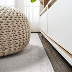 Eyely UES100D-5R Supersoft Haze Solid Low-Pile Indoor Area Rug - Image 6