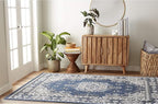 Home Dynamix Premium Sakarya Traditional Medallion Border Area Rug, Midnight - Image 3