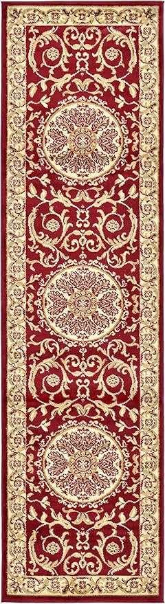 Unique Loom Versailles Collection Traditional Classic Medallion Floral Motif by UniqueLoom