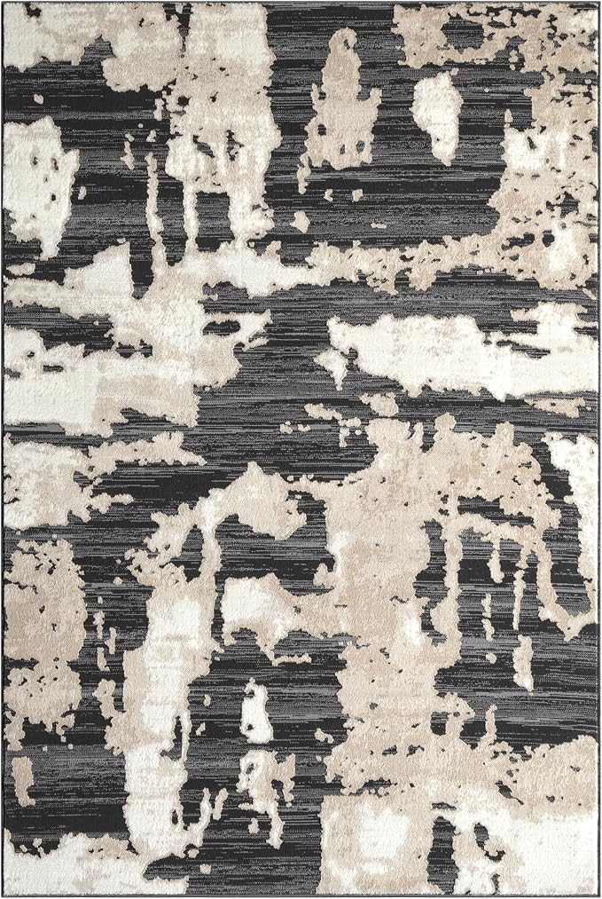 Abani Terra Cream Area Rug for Living Room, Bedroom - Image 3