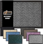 GORILLA GRIP 100% Waterproof All-Season WeatherMax Doormat US Designed Natural by GorillaGrip