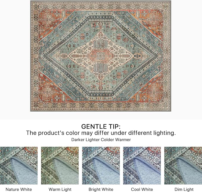 Bavni Washable Rug 8x10 Area Rug - Image 2