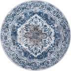 KOZYFLY Round Rug 3 Ft Rugs for Entryway Washable Circle Entrance Rug Non Slip - Image 9
