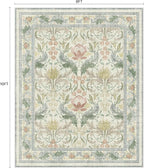 Bavni 8x10 Area Rugs for Living Room, Microfiber Machine Washable Non-Slip - Image 2
