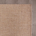 CAMILSON Easy Jute Rug 4x6, Indoor Outdoor Natural Color Farmhouse Area Rugs - Image 7