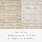 Loloi Angela Rose Rivers Collection RIV-04 Natural/Ivory 3'-6" x 5'-6" - Image 4