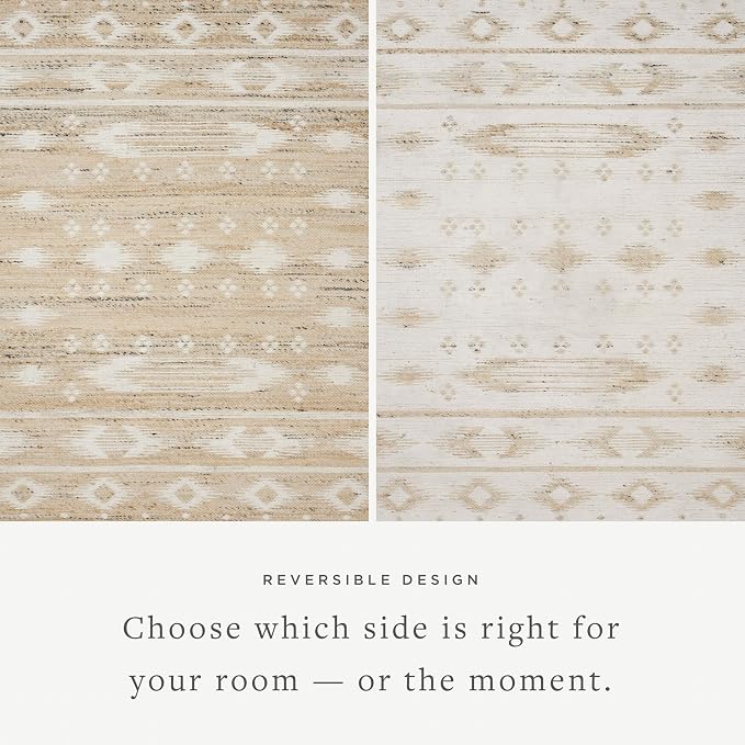 Loloi Angela Rose Rivers Collection RIV-04 Natural/Ivory 3'-6" x 5'-6" - Image 4