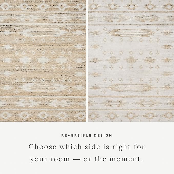 Loloi Angela Rose Rivers Collection RIV-04 Natural/Ivory 7'-9" x 9'-9" - Image 5