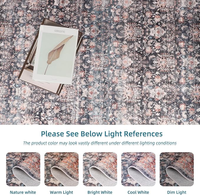 Dripex Vintage Washable Area Rug - Image 7