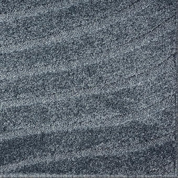 LUXE WEAVERS Modern Geometric Wave Blue 2x3 Area Rug - Image 9