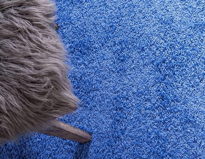Unique Loom Solid Shag Collection Area Rug - Image 5