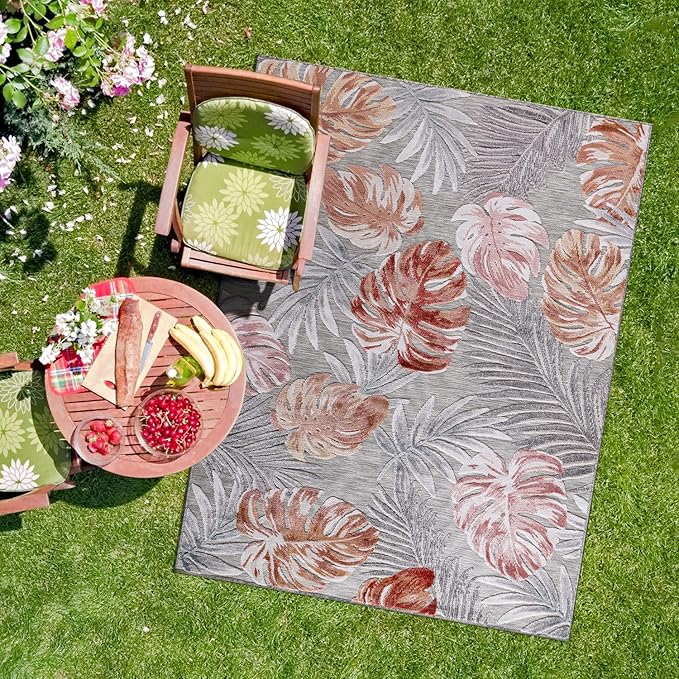 CAMILSON Indoor Outdoor Rug, Easy-Cleaning Non-Shedding Living Room, Garden and by CAMILSONIndoorOutdoorAreaRugs