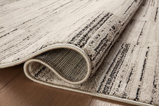 Loloi Darby Collection DAR-01 Charcoal/Sand 4'-0" x 6'-0" Accent Rug - Image 5