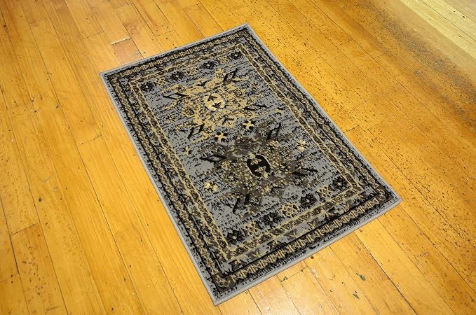 Unique Loom Taftan Collection Border Geometric Tribal Inspired Design Area Rug - Image 11