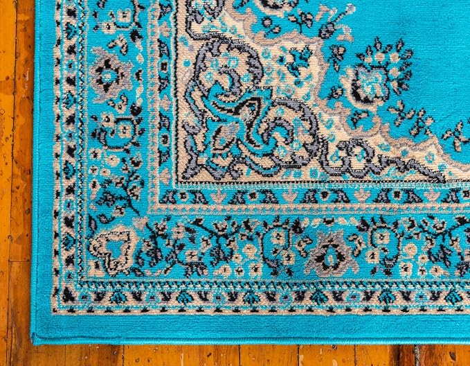 Unique Loom Reza Collection Traditional Persian Style Area Rug, 9 ft 10 in x 13 - Image 8