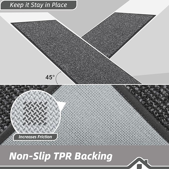 BEQHAUSE Hallway Runner Rugs 2x8, Hallway Rug Non-Slip Washable, Runner Rug - Image 4