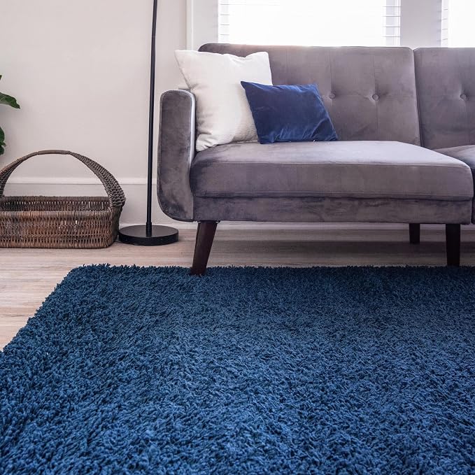 Unique Loom Solid Shag Collection Area Rug - Image 11